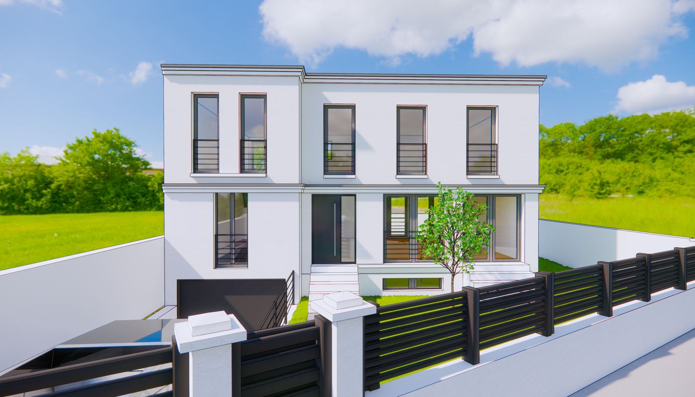 Maison neuve de 148 m² à Lisses (91) — permis de construire accordé, projet Construisez