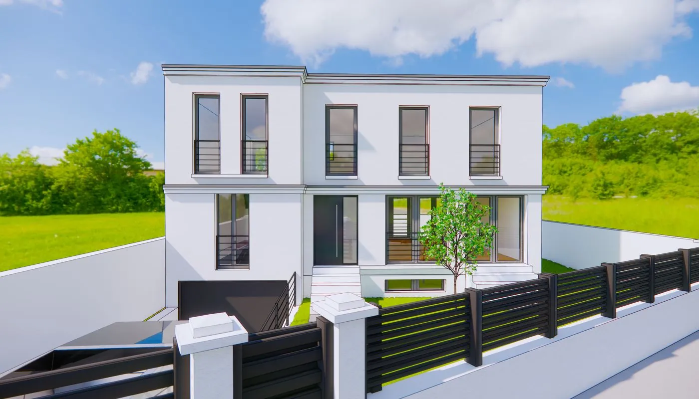 Maison neuve de 148 m² à Lisses (91) — permis de construire accordé, projet Construisez