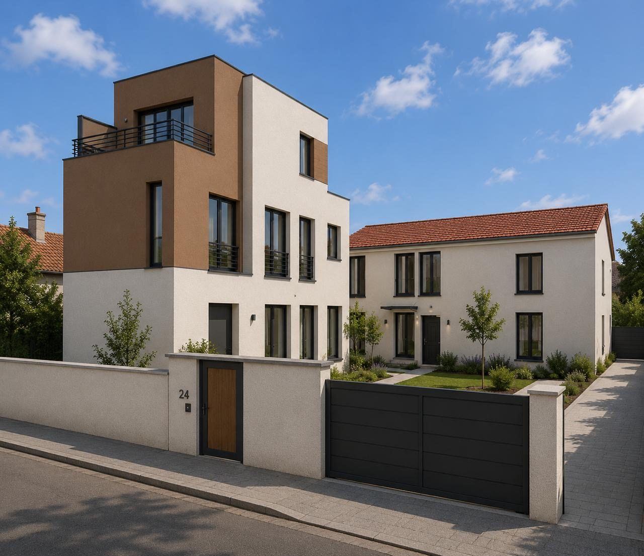 Surélévation contemporaine d'une maison individuelle à Saint-Maur-des-Fossés (94) — insertion Construisez